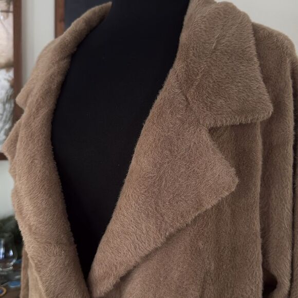 Karen Kane Sweater Coat in Camel - Picture 7 of 11